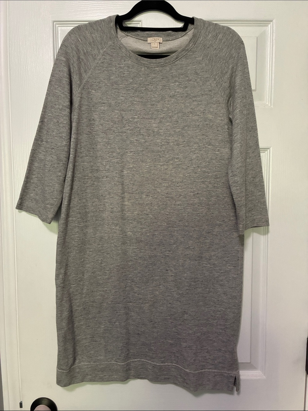 J Crew Gray T Shirt Dress
